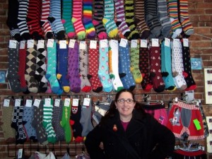 socks1 Sock wall at Monster Art & Clothing