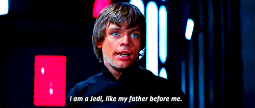 Luke, I am a Jedi...